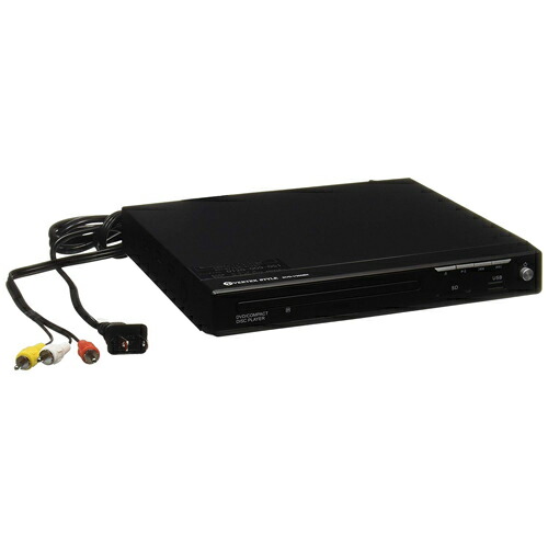 VERTEX DVDプレイヤー ブラック(DVD-V305BK) 取り寄せ商品