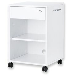 アスカ 木製ワゴン引き出しつき(HWG01W) 取り寄せ商品
