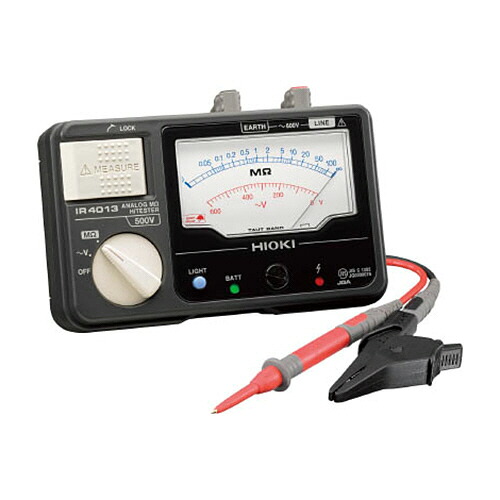 日置電機 メグオームハイテスタ 500V単レンジ 1個(IR4013-10) 取り寄せ商品