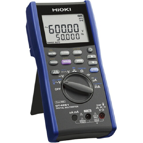 日置電機 HIOKI デジタルマルチメータ(A端子なし) 1個(DT4281) 取り寄せ商品