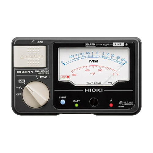 日置電機 HIOKI メグオームハイテスタ 1個(IR401210) 取り寄せ商品