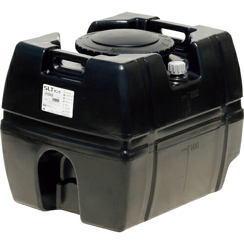スイコー スーパーローリータンク 200L 黒 1個(SLT-200 BK) 取り寄せ商品