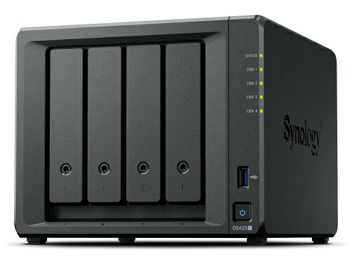 Synology Intel Celeron J4125搭載4ベイNAS DS425+ 目安在庫\u003d○