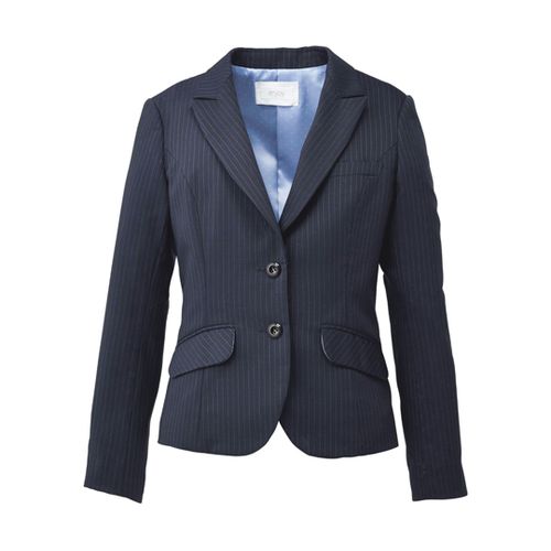 カーシーカシマ ENJOY ジャケット AIR SWING SUITS TWIN STRIPE ネイビー 5号 EAJ379(68-0870-32) 取り寄せ商品|コンプモト 店