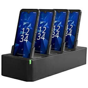 京セラ DIGNO SX4用スマホ4連充電置台(ODS305) 取り寄せ商品