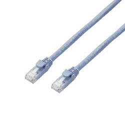 【P5E】エレコム LANケーブル CAT6A対応 100m 爪折レ防止カバー 簡易パッケージ 単線 ブルー(LD-GPAT/BU100RS) 目安在庫=△|コンプモト 店