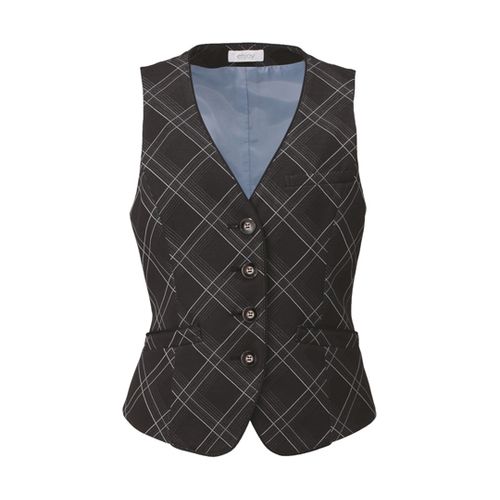 カーシーカシマ ENJOY ベスト AIR FIT SUITS CHECK KNIT ブラック 5号 EAV587(68-0891-37) 取り寄せ商品|コンプモト 店