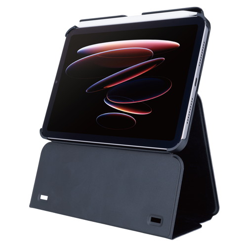 エレコム ELECOM iPad mini ケース 8.3インチ ( A17 Pro ) オートスリープ機能 ブラック(TB-A25SWVH2BK) メーカー在庫品