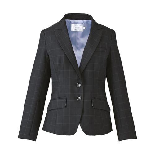 カーシーカシマ ENJOY ジャケット AIR CHIDORI WINDOWPANE グレーブラック 5号 EAJ526(68-0870-80) 取り寄せ商品｜コンプモト　店