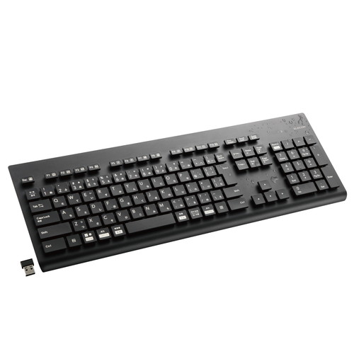エレコム ELECOM キーボード 無線 (2.4GHz) ワイヤレス USB-A ブラック TK-WS02DMKBK メーカー在庫品
