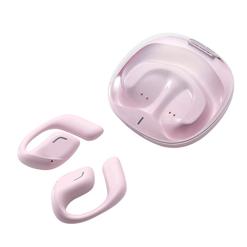 エレコム ELECOM オープンイヤー型ワイヤレスヘッドホン ダスティピンク(LBT-OWS01PN) 取り寄せ商品