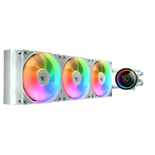 COUGAR Poseidon Elite 360 ARGB White(CGR-PSDELRGB-W-360) 取り寄せ商品|コンプモト 店