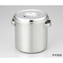 ステンレスポット(取手付き)　21L (1個)(30cm) 取り寄せ商品