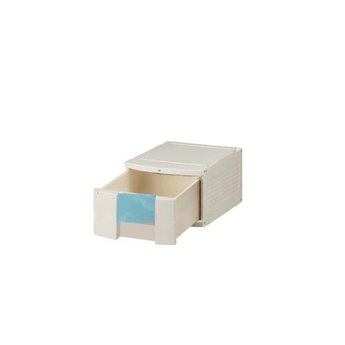 ナビス（アズワン） トレイBOX（鍵付） A4用ブルー 290×360×205mm 402H (1個) 目安在庫\u003d○