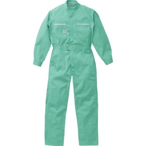 山田辰 ツナギ服 Mサイズ エメラルドグリーン 1着(6800-EM-M) 目安在庫=○|コンプモト 店