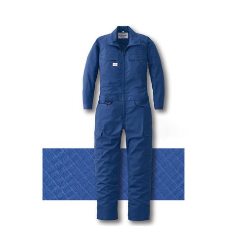 山田辰 Auto-Bi 高機能つなぎ服 6955番001ネイビーブルー（旧NB）11 6955-001-11(69-8315-72) 取り寄せ商品