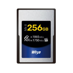 Ｗｉｓｅ　Ａｄｖａｎｃｅｄ Wise CFexpress 4.0 Type A カード 256GB(AMU-CFX4-A256M2) 取り寄せ商品