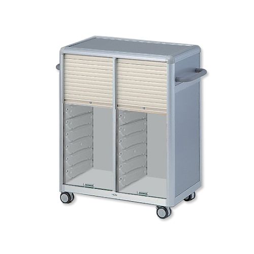 ナビス（アズワン） 散薬トレーカート 976×537×1000mm シャッター付 SK400WS (1台)(0-6103-04) 取り寄せ商品