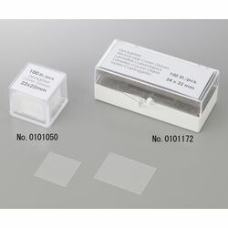 アズワン カバーグラス 24×50mm 100枚×10箱入 01 012 22_PK10 (1箱(100枚×10箱入 目安在庫\u003d△
