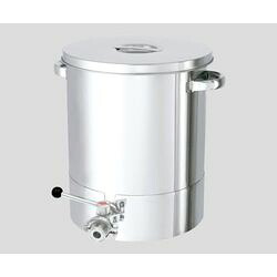 日東金属工業 底部勾配型ステンレス容器　バルブ付　100L (1個)(KTT-ST-47H-BV) 取り寄せ商品｜コンプモト　店