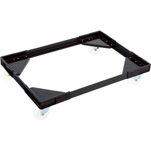 岐阜プラスチック工業 アングルキャリーL 75L用 黒 1台(ｱﾝｸﾞﾙｷﾔﾘ-L-75) 取り寄せ商品