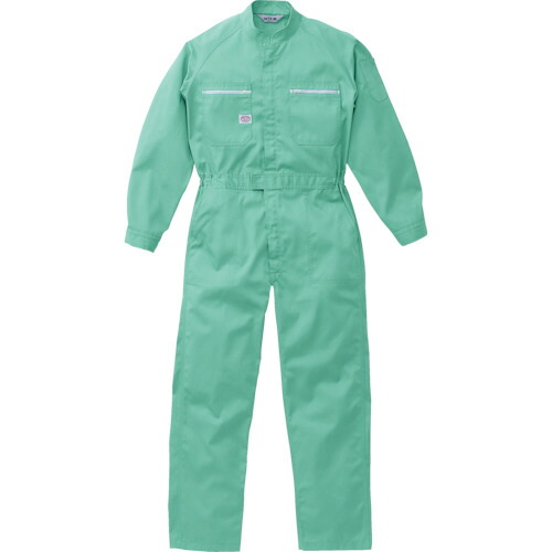 山田辰 ツナギ服 Sサイズ エメラルドグリーン 1着(6800-EM-S) 目安在庫=○｜コンプモト　店