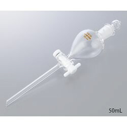 アズワン 丸型分液ロート テフロン(R)プラグ付 300mL (1個)(4571110707012) 取り寄せ商品|コンプモト 店