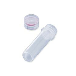 アズワン スクリューキャップ付遠沈管 丸底 目盛無し 2mL T334-7S (1箱(50個×10袋入 目安在庫\u003d△