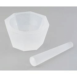 アズワン 石英ガラス製　乳鉢　φ50&times;φ60&times;20mm　乳棒付き (1個)(4580110254884) 取り寄せ商品｜コンプモト　店