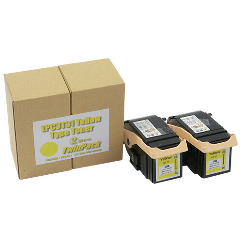 トナーカートリッジ LPC3T31Y 汎用品 イエロー 1箱(2個)(LPC3T31YPVﾊﾝﾖｳﾋﾝ) 取り寄せ商品