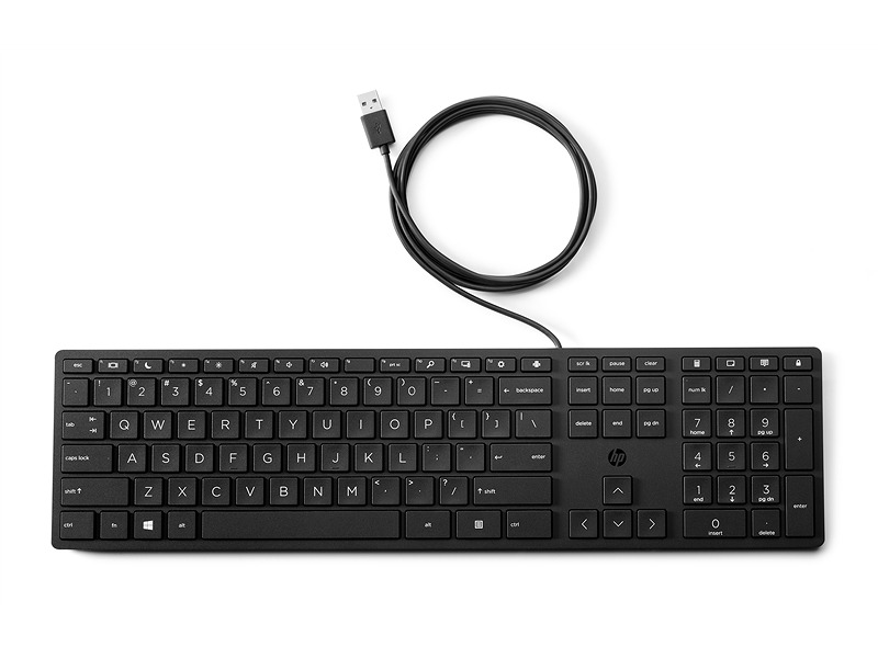 楽天市場】HP 有線 USB 薄型 320K 日本語配列 JPキーボード