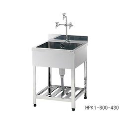 アズワン 流し台　600&times;600&times;800mm　（SUS304） (1個)(HPK1-600-304) 取り寄せ商品｜コンプモト　店 130,391円