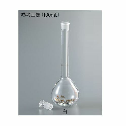 メスフラスコ（JIS規格）300mL JCSS校正証明書付 (1個)(3-495-09-24) 取り寄せ商品