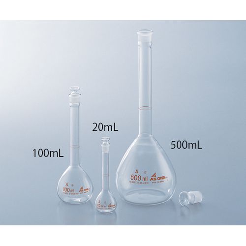 メスフラスコ 白 2000mL JCSS校正証明書付 (1個)(1-8564-11-24) 取り寄せ商品