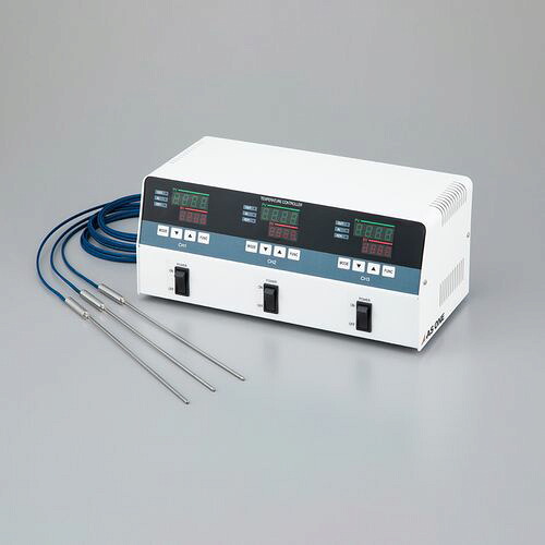 アズワン フリー電源デジタル温度調節器 0～999℃ K熱電対&times;3 (1個)(1-5724-21) 取り寄せ商品｜コンプモト　店