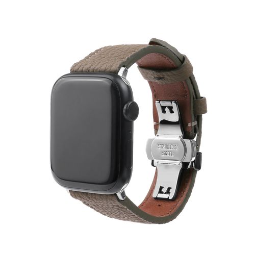 abbi SIGNATURE シュランケンカーフバンド for Apple Watch 42/41/40/38mm エトープ(ABS27680AW) 仕入先在庫品