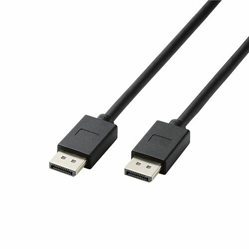 エレコム ディスプレイポートケーブル ver1.4対応 1.0m ブラック(CAC-DP1410BK2X5) 取り寄せ商品