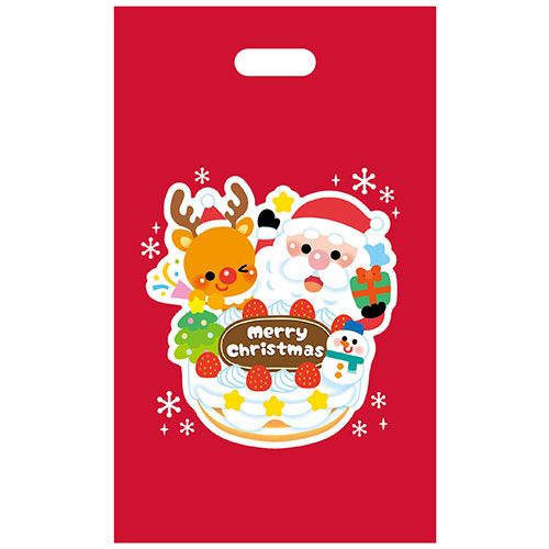 ARTEC 【5個セット(100枚×5)】 クリスマスプレゼント袋(マチ無) 100枚(ATC9534X5) 取り寄せ商品