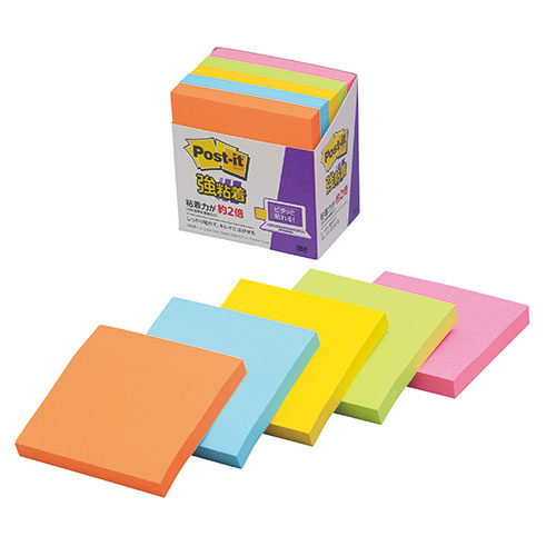 ３Ｍ 【5個パック×5セット】 Post-it ポストイット 強粘着 ノート(3M-654-5SSANX5) 取り寄せ商品