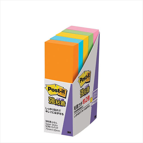 3M 【5個パック×10セット】 Post-it ポストイット 強粘着 ふせん(3M-500-5SSANX10) 取り寄せ商品