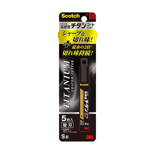 ３Ｍ 【5枚×20セット】 Scotch スコッチ チタンコートカッター 替え刃 S(3M-TI-CRS5X20) 取り寄せ商品