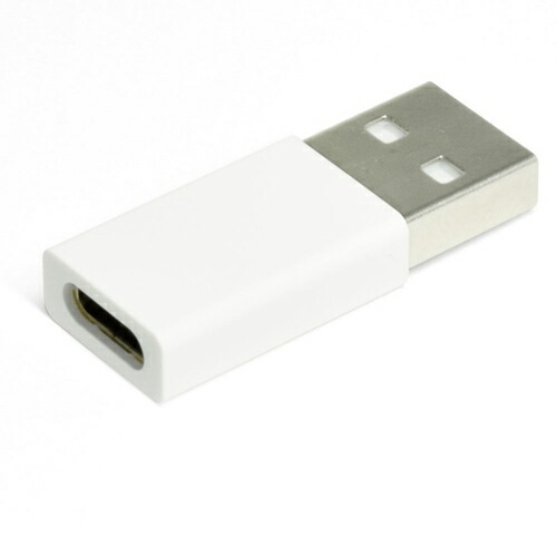 日本トラストテクノロジー 【10個セット】 TypeC→USB2.0(A)変換コネクター (ホワイト)(TCU20A-WHX10) 取り寄せ商品