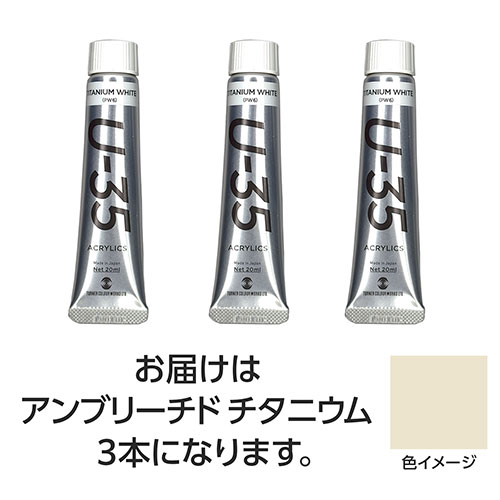 ターナー色彩 【3本×5セット】 U35 アンブリーチドチタニウム20ml(TURNER108682X5) 取り寄せ商品