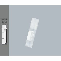 Thermo Scientific　Nunc 1.8ml クライオチューブ（自立型インナーキャップ） 49×φ12.5 450本 3686(368632) 目安在庫\u003d△