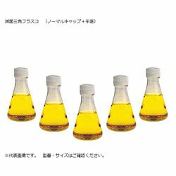 Thermo Scientific　Nalgene 滅菌三角フラスコ（ノーマルキャップ/平底） 500mL 4112-0500 (1袋(12個入 取り寄せ商品
