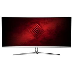 JAPANNEXT 34インチ ウルトラワイド曲面液晶ディスプレイ HDCP2.2 HDMI2.0 FreeSync PCモニター(JN-VC34100UWQHD) 取り寄せ商品