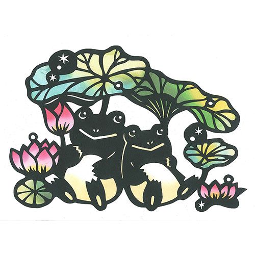 切り絵 切り絵】ザトウクジラ（Humpback Whale） | Kiriken Masayo