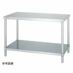 静音ステンレス作業台 幅1800&times;奥行600&times;高さ800mm WB-18060SI (1個) 取り寄せ商品｜コンプモト　店