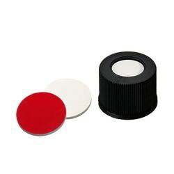 LLG Labware オートサンプラー用バイアル用 黒キャップ 100個入 7510053 (1袋(100個入り 目安在庫\u003d○