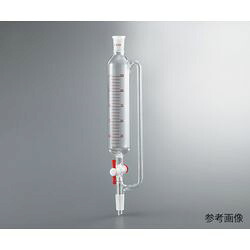 アズワン 円筒分液ロート（平衡型・PTFEコック）　250mL (1個)(4589638251559) 目安在庫\u003d△